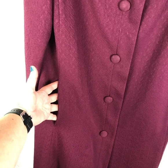 VOGUE Malou La Casse Vintage Long Coat - Picture 6 of 8